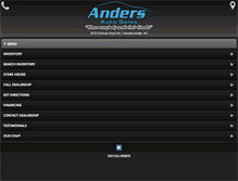 Tablet Screenshot of andersautosales.com